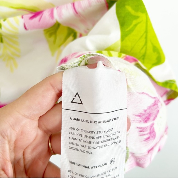 Reformation Floral Tropical Oversized T-Shirt/Tunic Shirt Size Small (S) - Picture 6 of 7